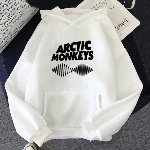 Comfortable Rock Arctic Monkeys Print Hoodie Hip Hop Coats Rapper Sweater Unisex - Picture 2 of 7